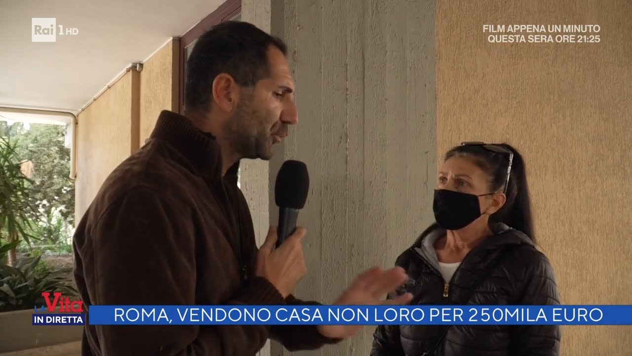 Roma, vendono casa non loro per 250 mila euro - La vita in diretta 20/10/2021