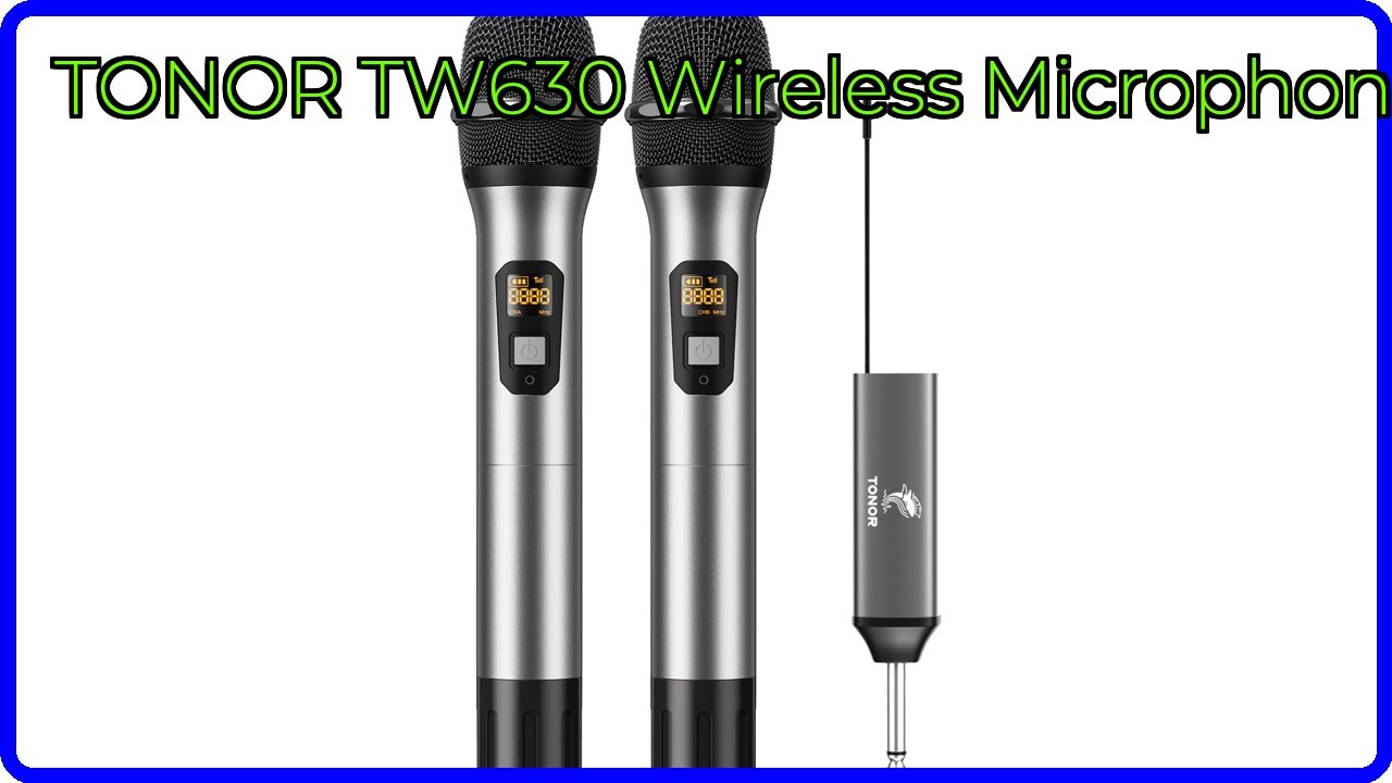 REVIEW (2025): TONOR TW630 Wireless Microphone. ESSENTIAL details.