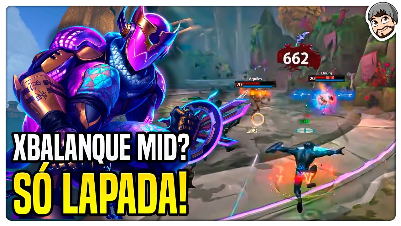 💥 XBAL MID É LOUCURA? SÓ LAPADA DE CRÍTICO! XBALANQUE MID - Ranked Conquista