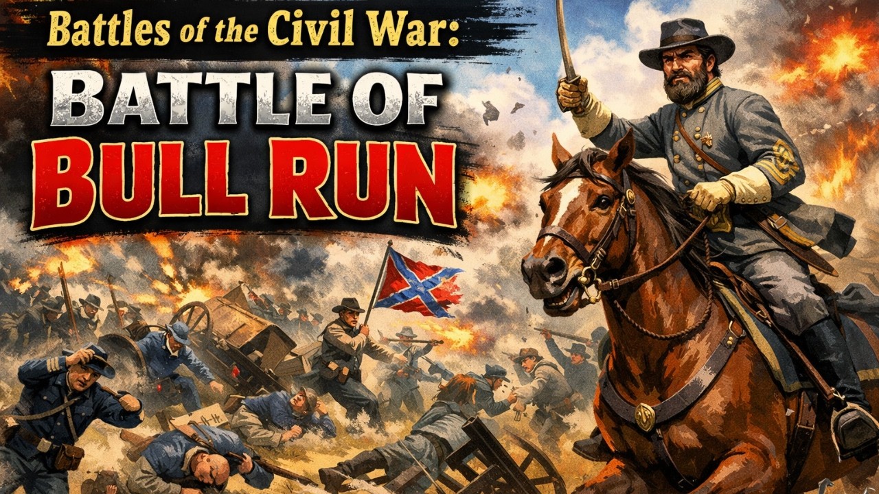 Battles of the Civil War! The Battle of Bull Run @HailMaryHistory