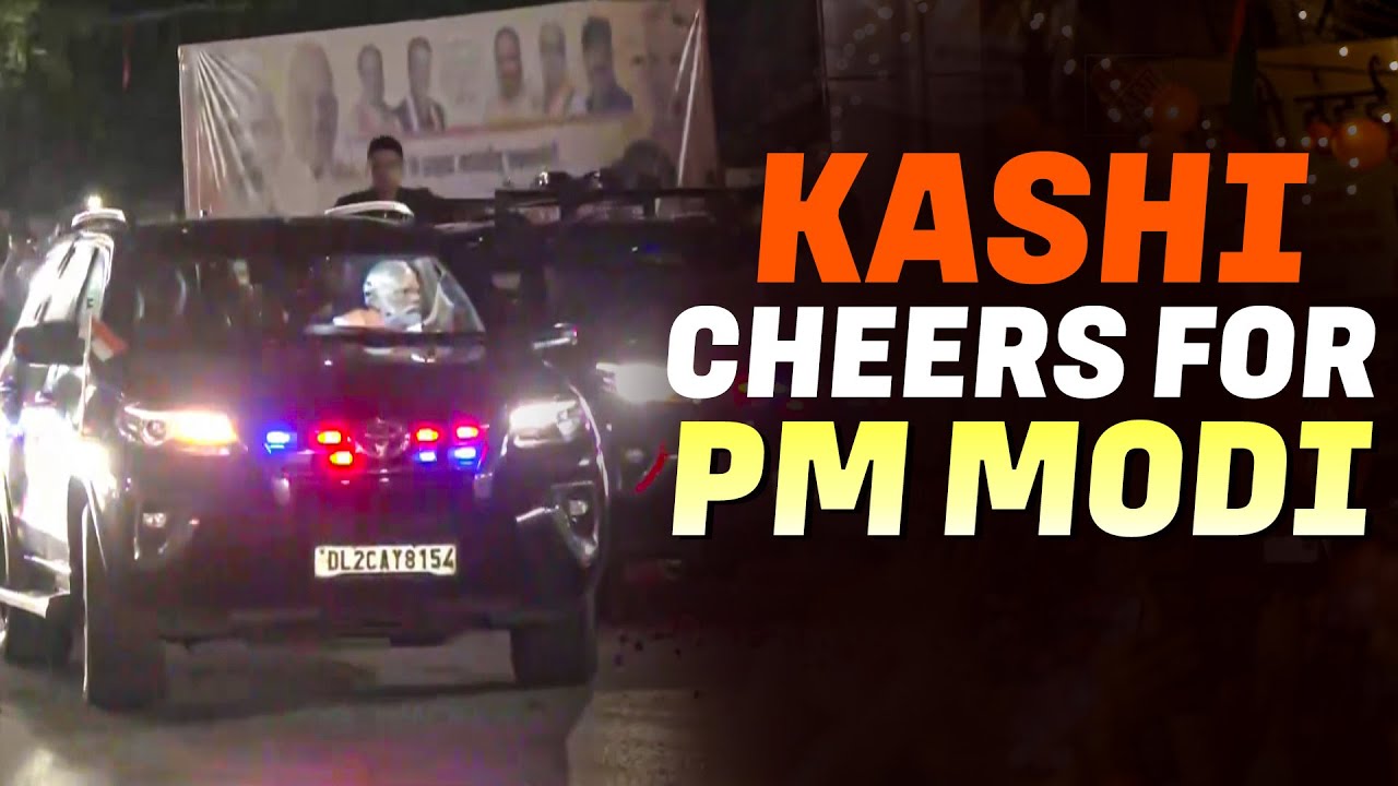 PM Narendra Modi holds Roadshow in Varanasi | Kashi | Banaras