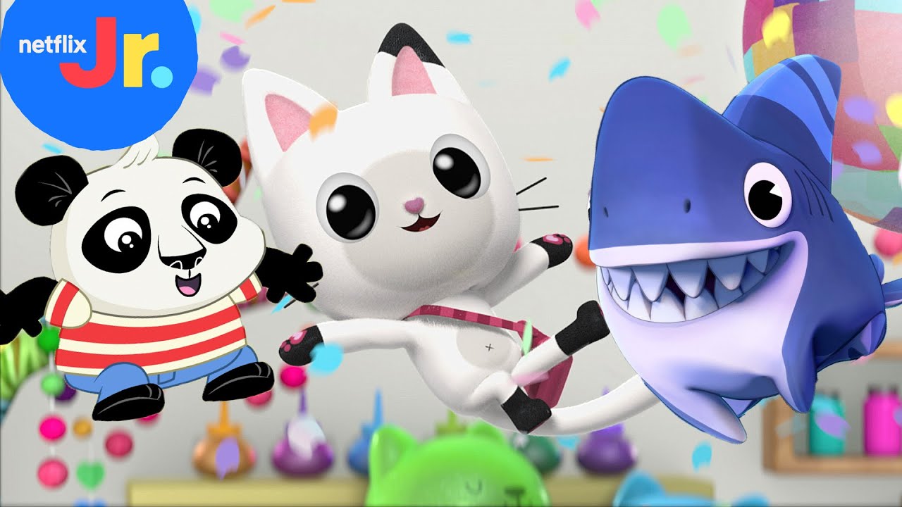 'Jumping Party!' Dance Song for Kids w Action Pack, Octonauts & More 🎶 | Netflix Jr Jams