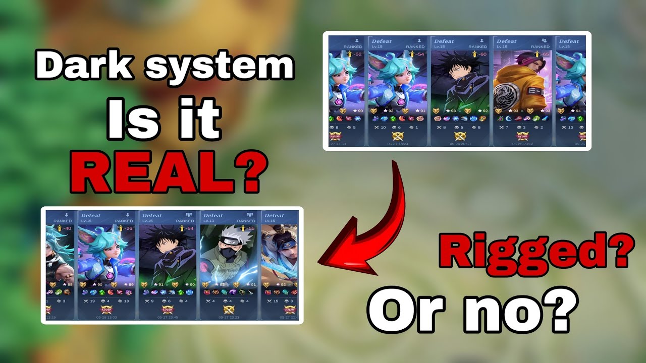 DARK SYSTEM OF MLBB, RIGGED MATCHMAKING?TIME TO QUIT ML?
