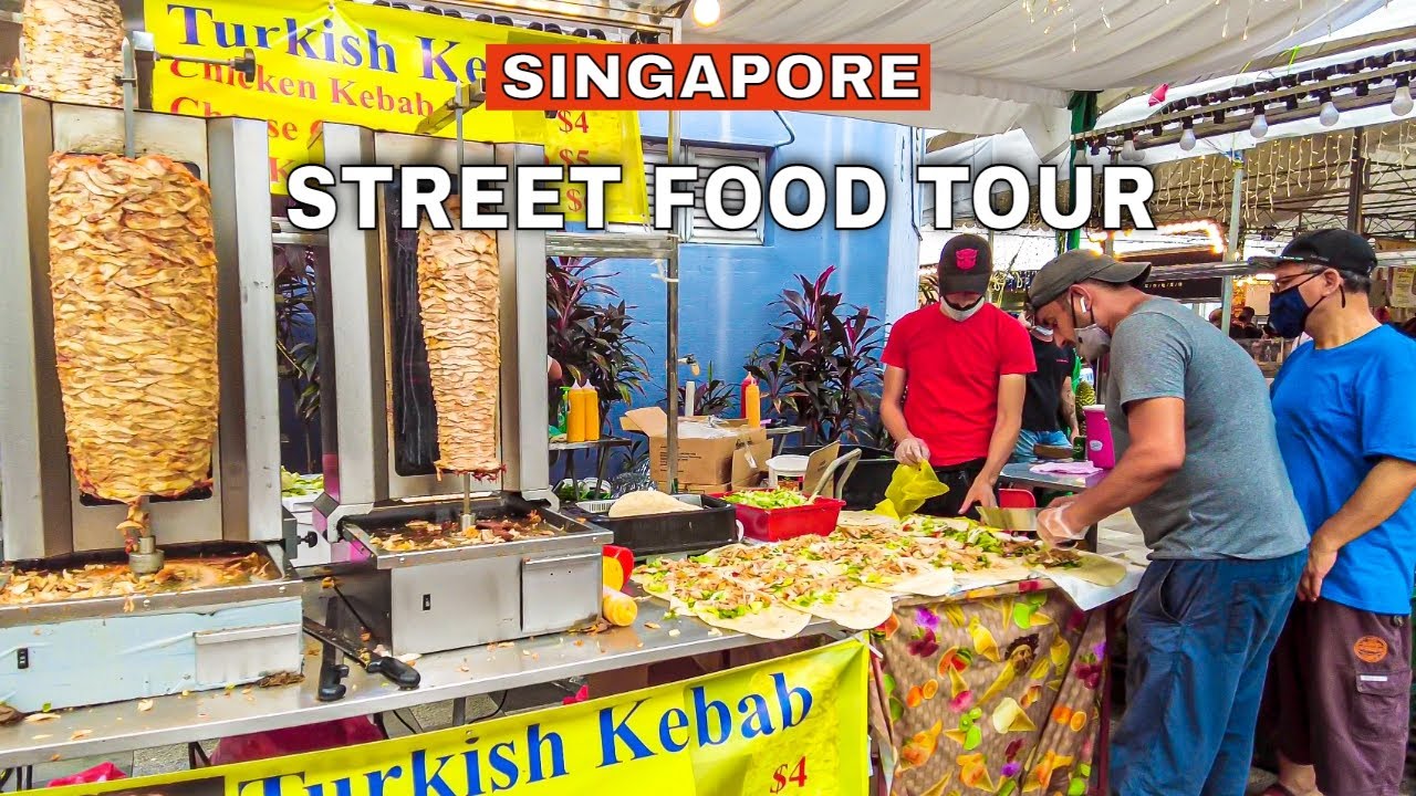 Singapore Street Food - Bedok Central and Bedok Town Square Food Centre Tour