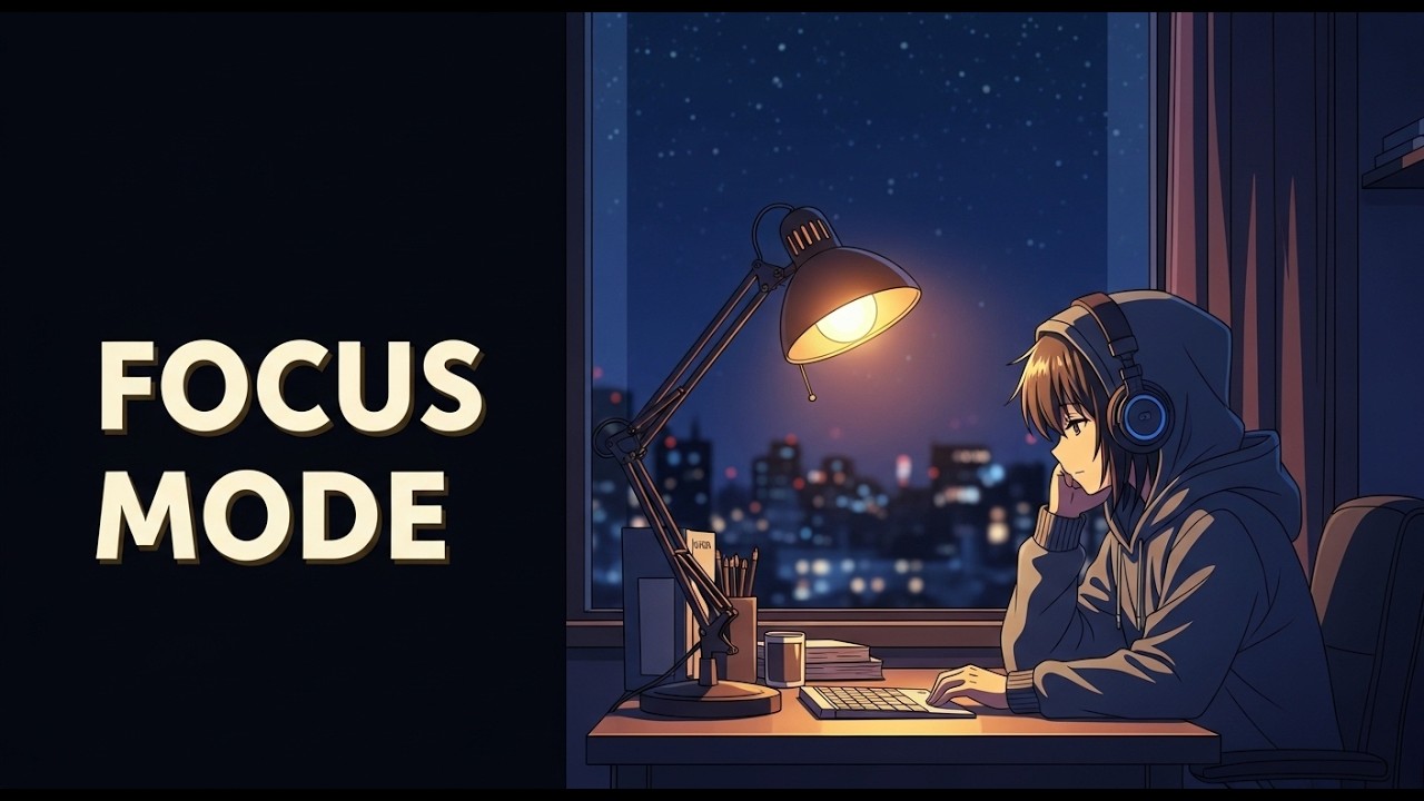 Late Night Study Desk 🌙 | Chill Lo-Fi for Coding & Productivity