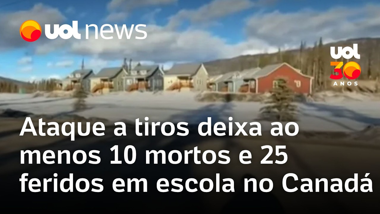 Ataque em escola no Canad&aacute; deixa ao menos 10 mortos e 25 feridos; suspeita de ser a atiradora morreu