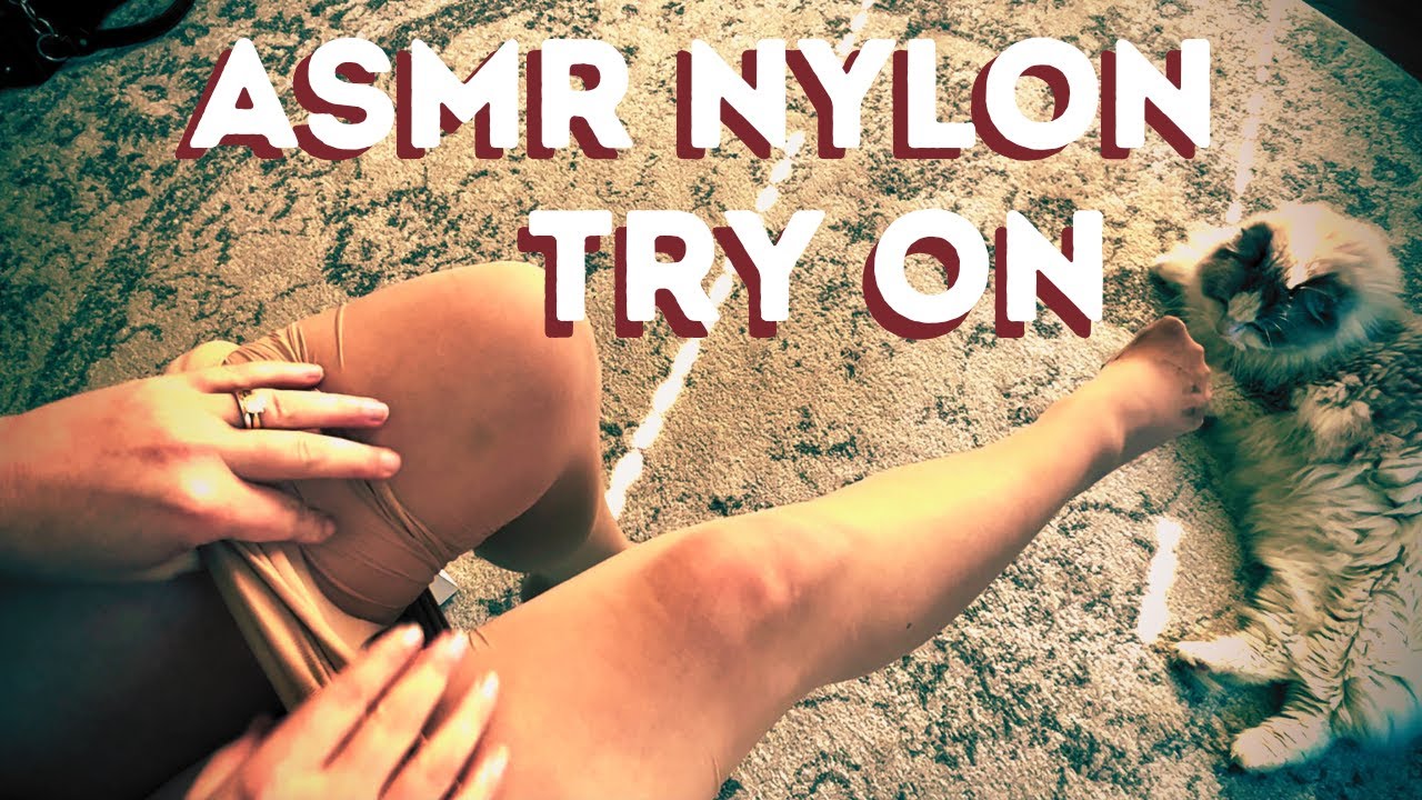 ASMR NYLON SOUNDS | Pantyhose Try On