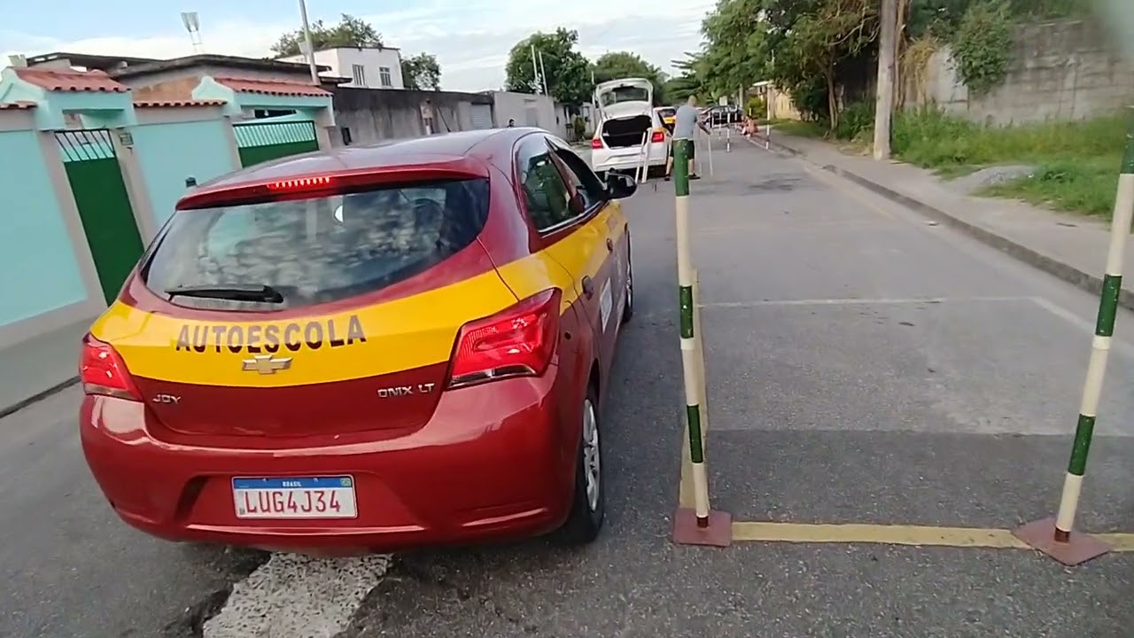 Simulado da prova prática do Detran RJ, aluna Thayeni