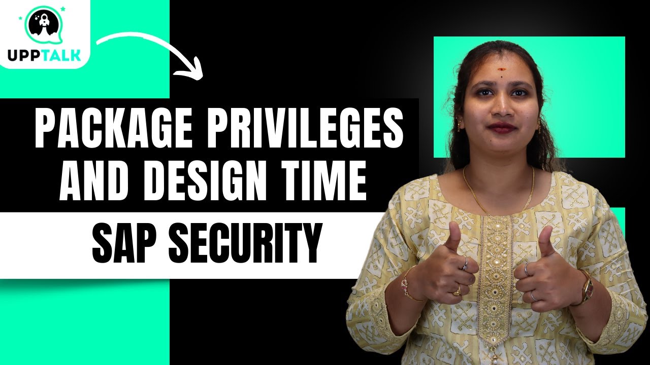Sap Security Package Privileges & Design Time | SAP Security Administration Privileges HANA| Upptalk