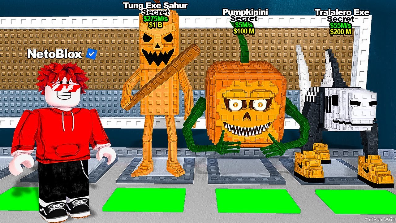 Rob&eacute; los BRAINROTS SECRETOS de HALLOWEEN de Steal a Brainrot