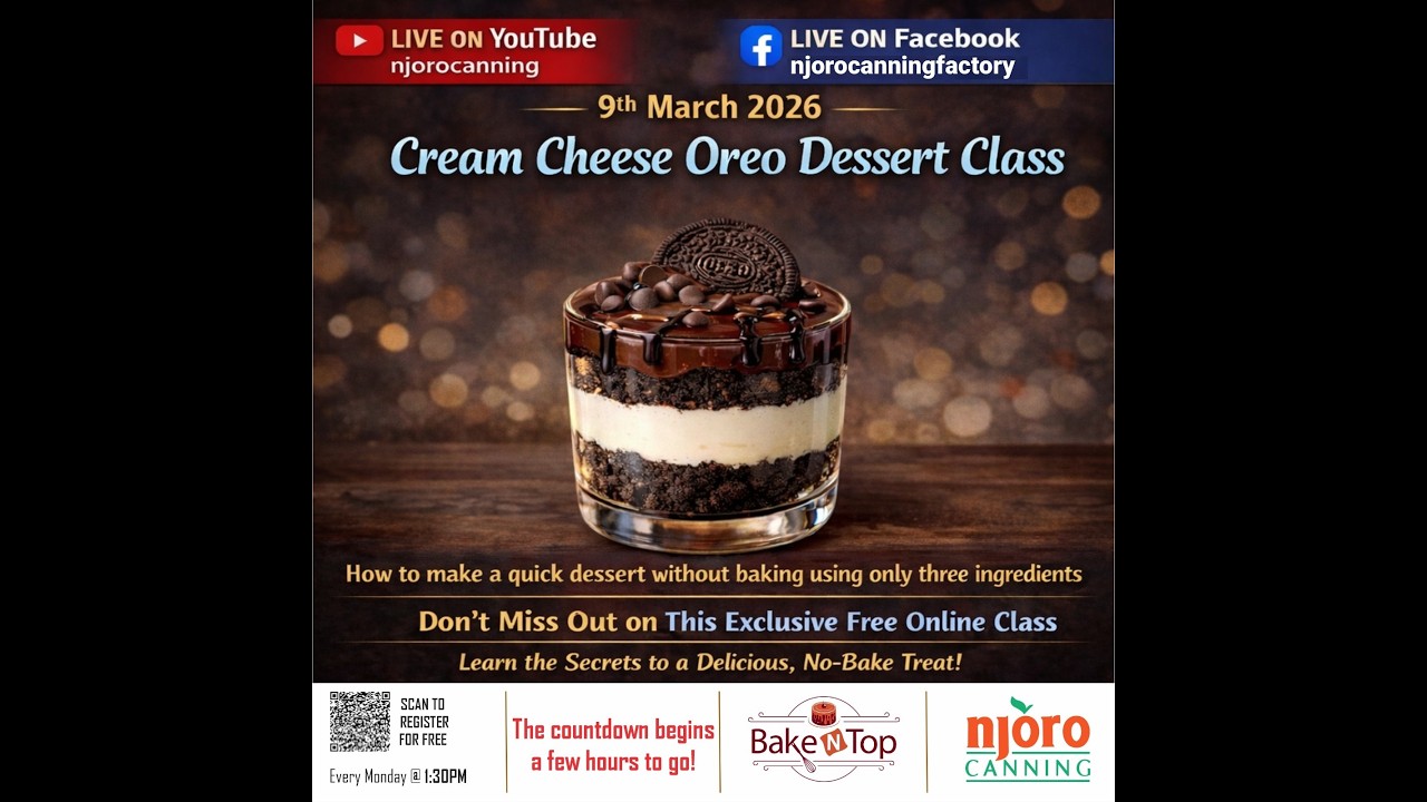 Baking Class- Oreo Cream Cheese Dessert