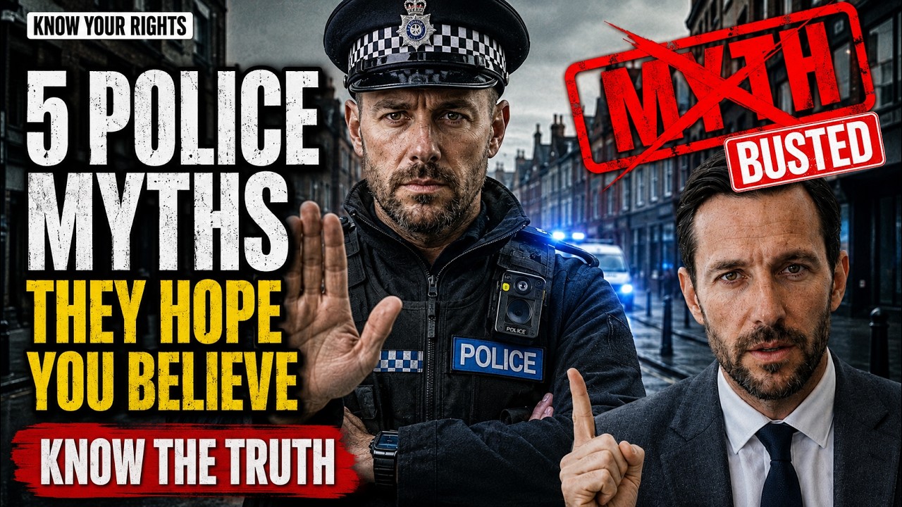 🚨 5 Legal Myths UK Police HOPE You Believe &mdash; A Solicitor Sets the Record Straight