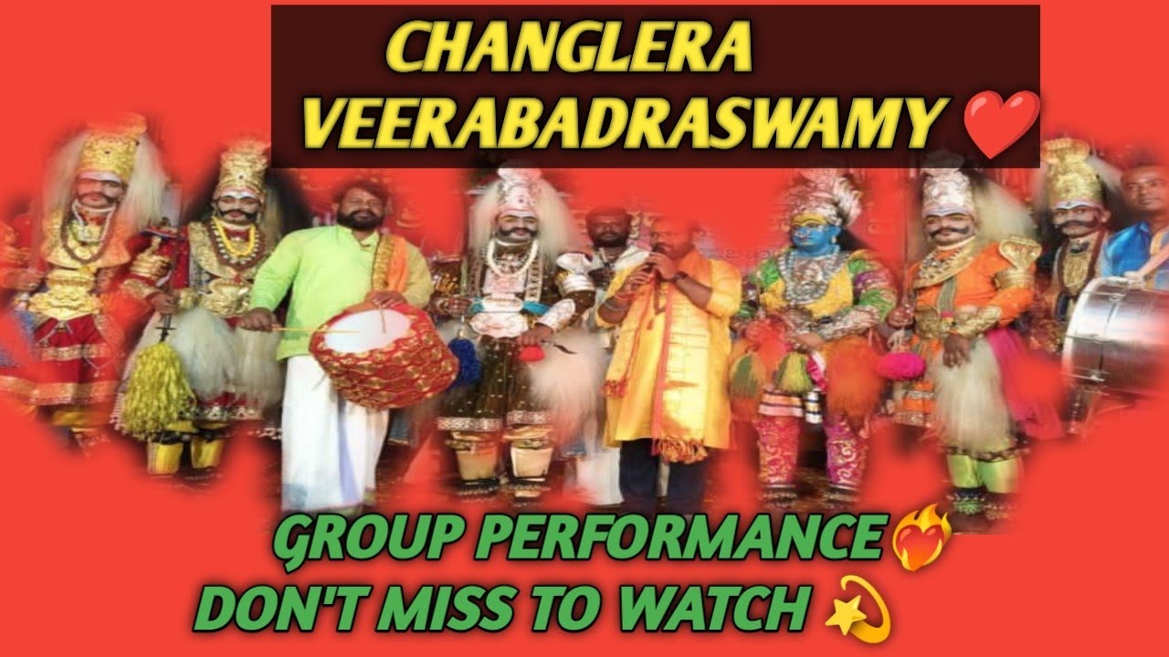 ❤️ವೀರಗಾಸೆ- Group performance ❤️‍🔥Changlera veerabadraswamy❤️🔥.   #veeragase #folkdance #changlera 