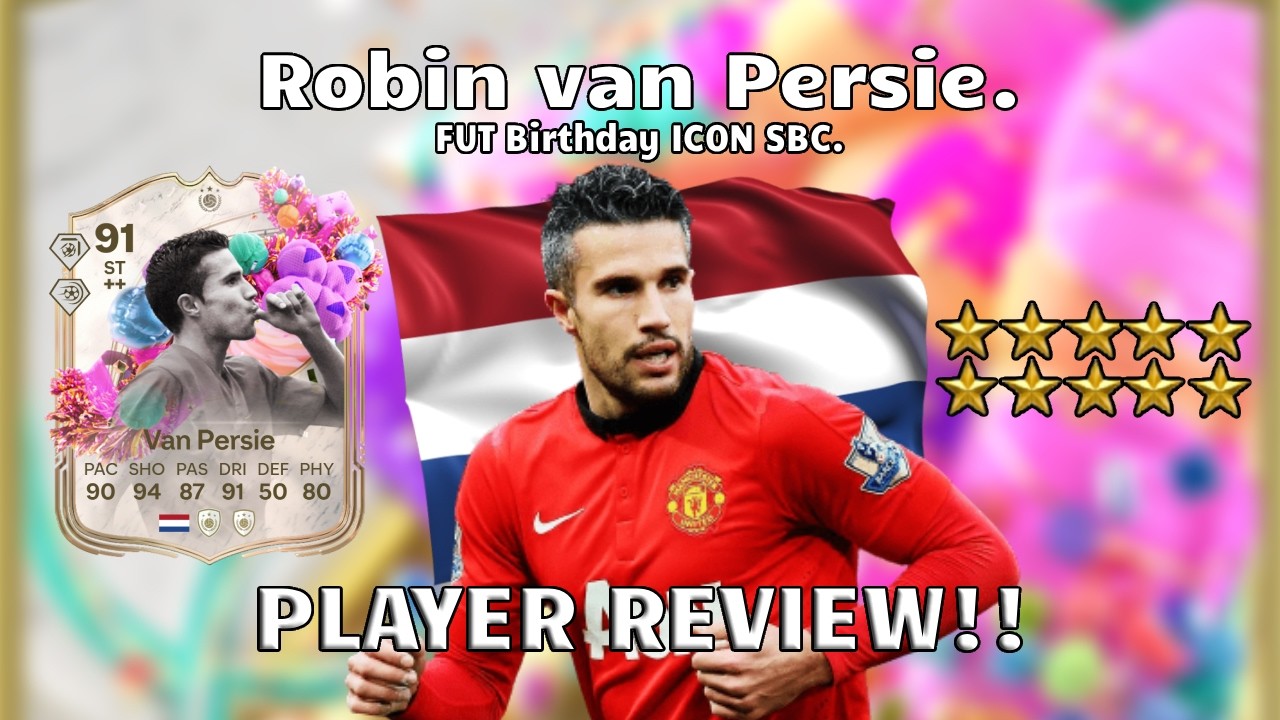 🎂⚽ Обзор игрока Робина ван Перси с рейтингом 91! SBC «Икона дня рождения» в FUT!⚽🎂 FC 26 Ultimate...