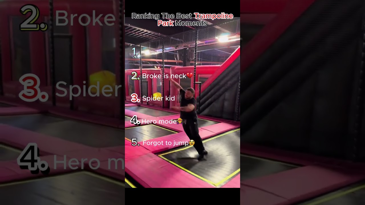 Ranking the best trampoline park moments😂