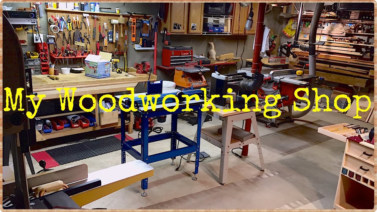 Моя Мастерская. My Woodworking Shop Tour