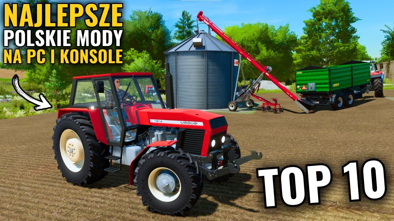 TOP 10 POLSKICH MODÓW z Modhuba w Farming Simulator 22 🔥 Na PC i konsole
