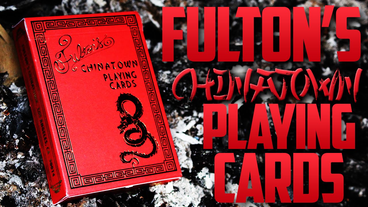 Deck Review - Fulton's ChinaTown Playing Cards [HD]
