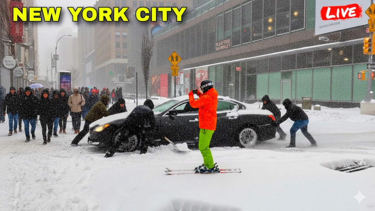 IRL Aftermath Of New York City Biggest Blizzard & Snow Storm In Manhattan (23rd February 2026)