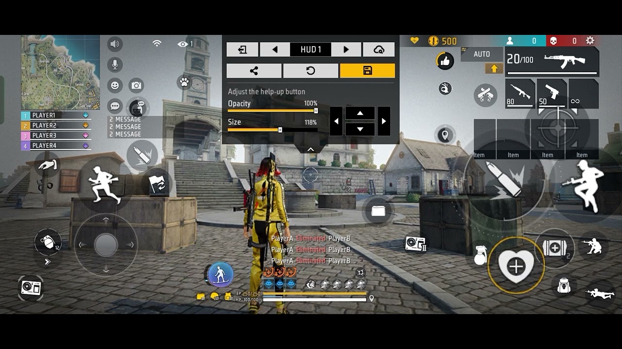 Changing the setting of free fire #free fire #