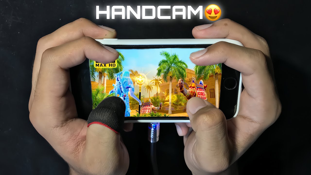 Handcam 😍| iPhone SE 2020 Handcam test in 2025 |pubg bgmi kr|