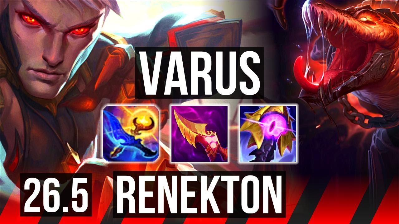 VARUS vs RENEKTON (TOP) | KR Grandmaster | 26.5