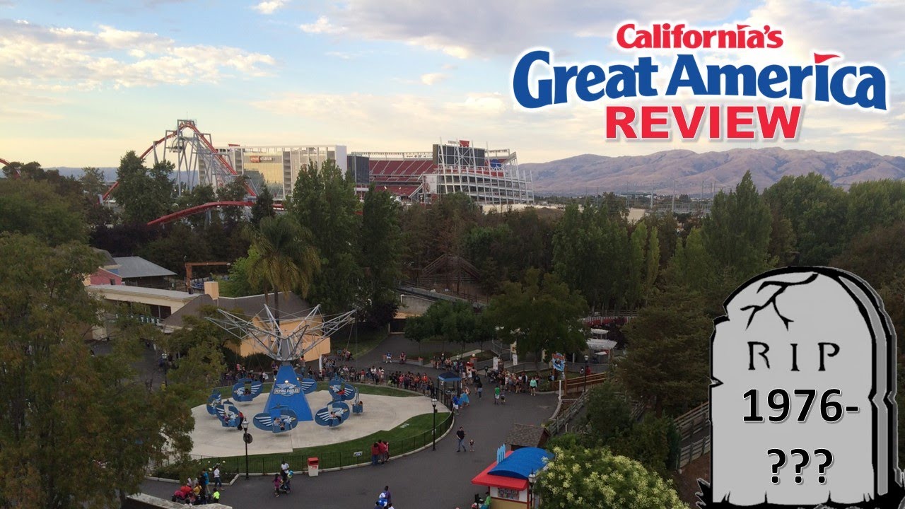 Обзор парка развлечений California's Great America, лучшего тематического парка Северной Калифорн...