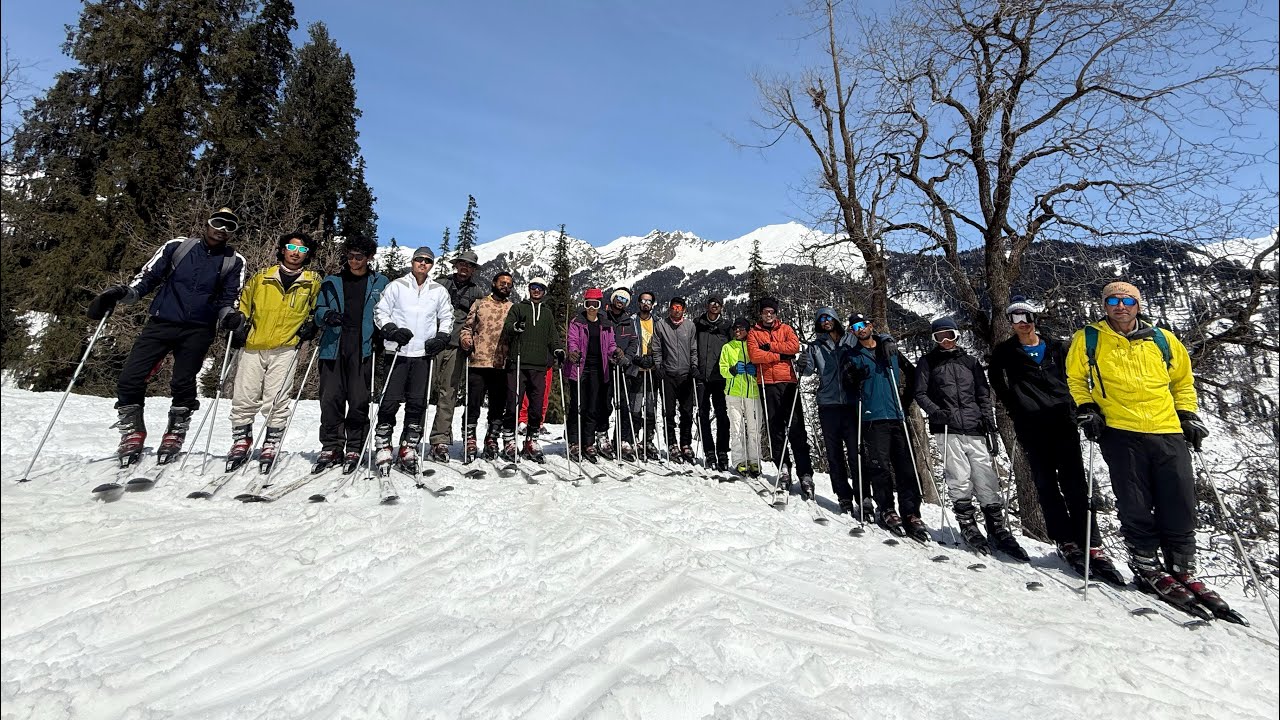 Intermediate Skiing Course in Solang Valley Manali.