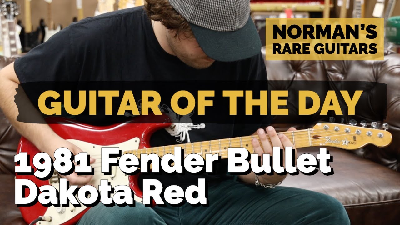 Guitar of the Day: 1981 Fender Bullet Dakota Red | Norman's Rare Guitars