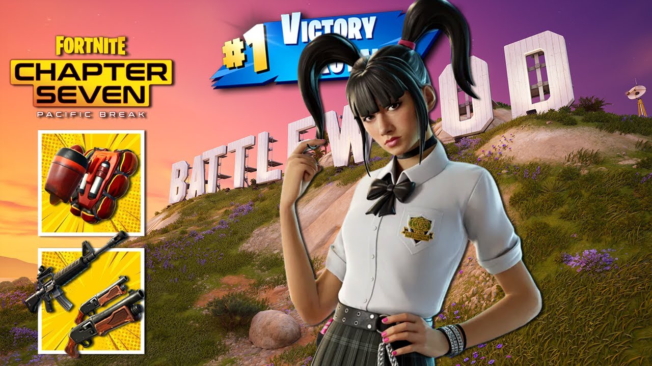 Fortnite Yuki Yubari Skin Gameplay - Fortnite | Chapter 7 Season 1