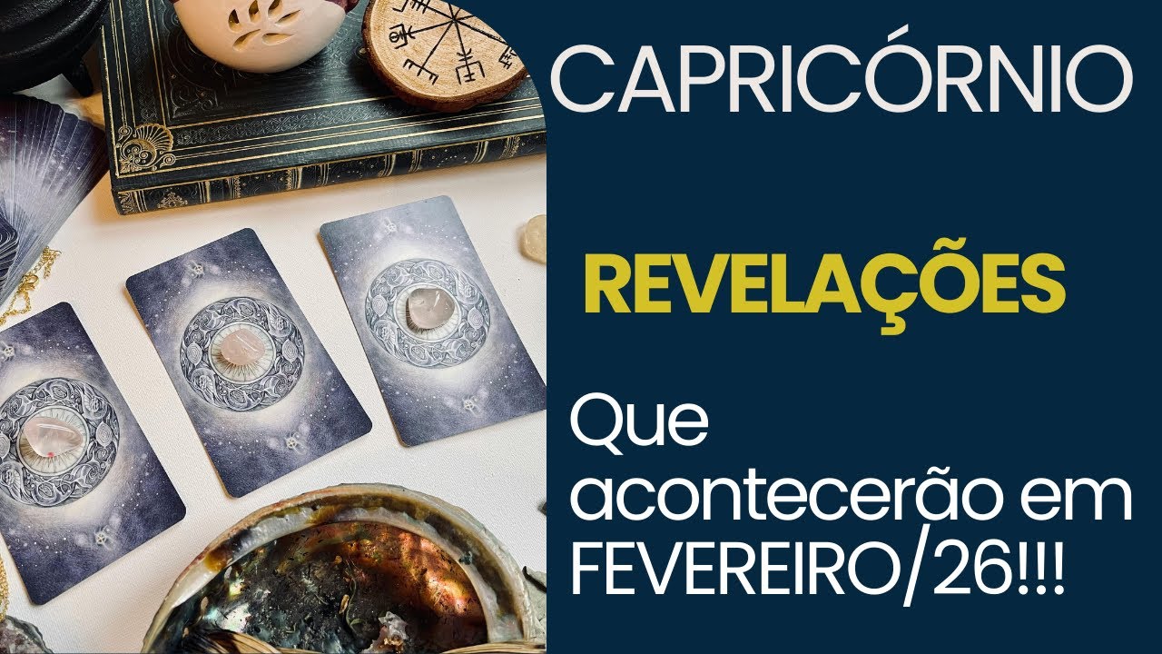 CAPRIC&Oacute;RNIO♑| REVELA&Ccedil;&Otilde;ES PARA FEVEREIRO DE 2026  ( IMPERD&Iacute;VEIS!!!)