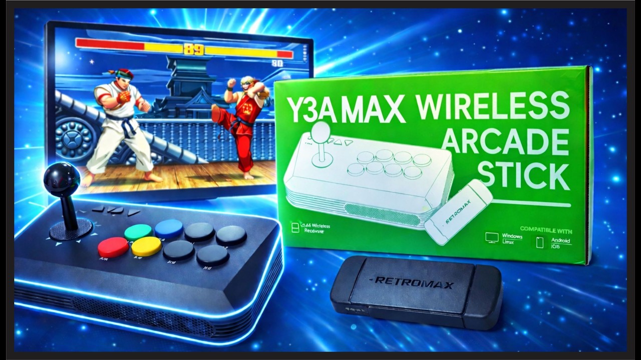 Comprei o GAME STICK ARCADE Y3A MAX com MILHARES de Jogos!