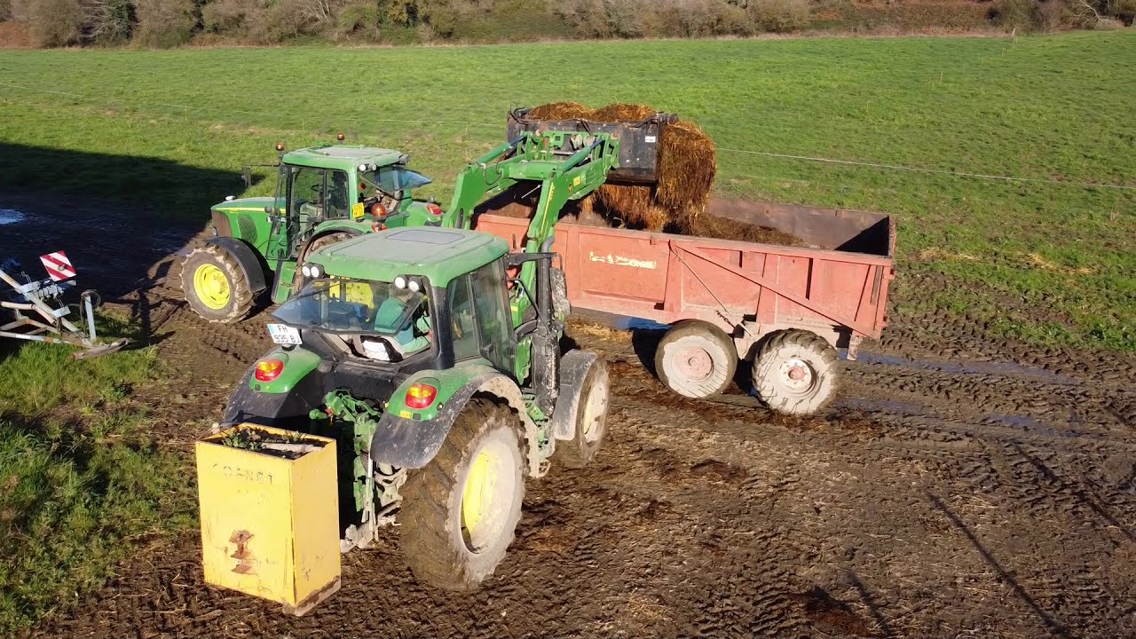 JOHN DEERE AU CURAGE DE FUMIER 2020 FR🚜🐄