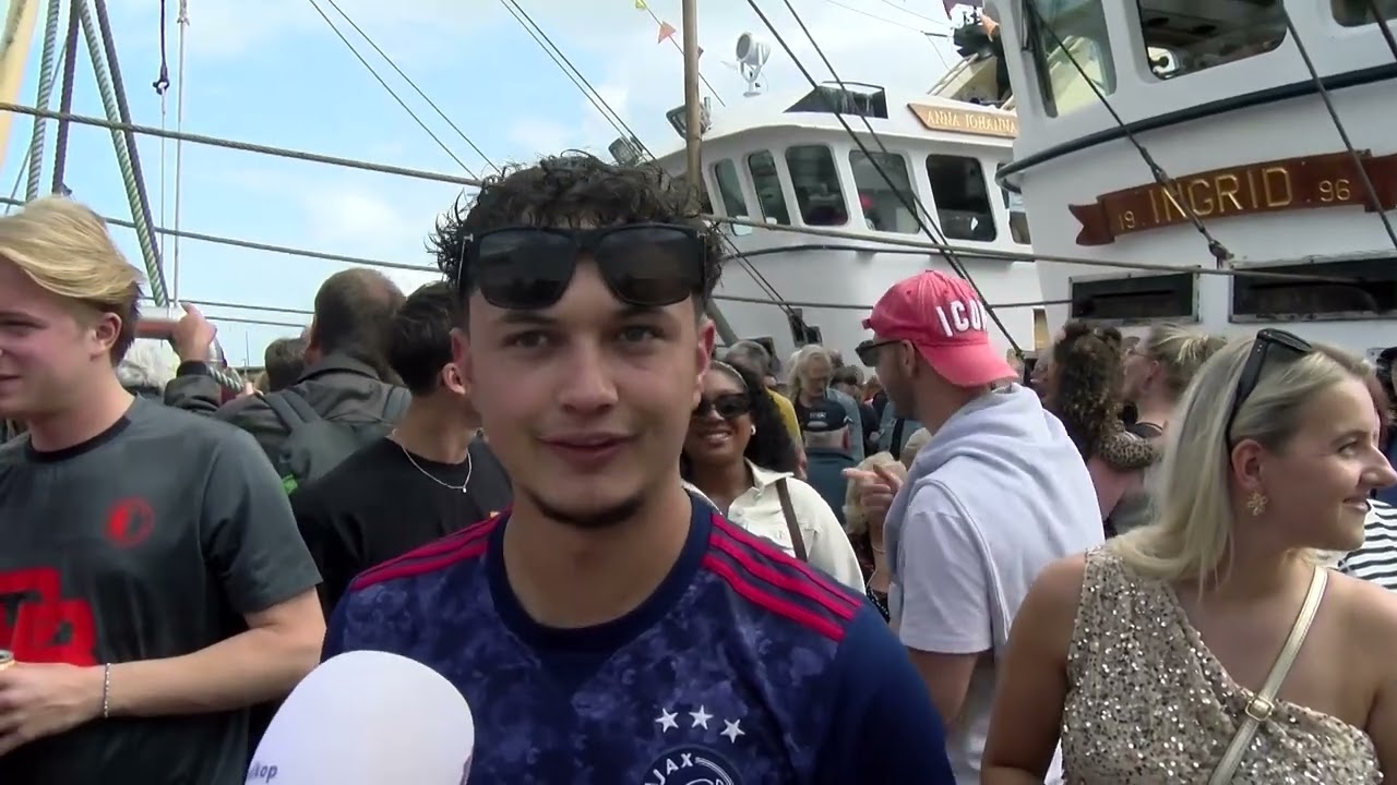 Bezoekers genieten van vaartochtje met de Wieringer vloot