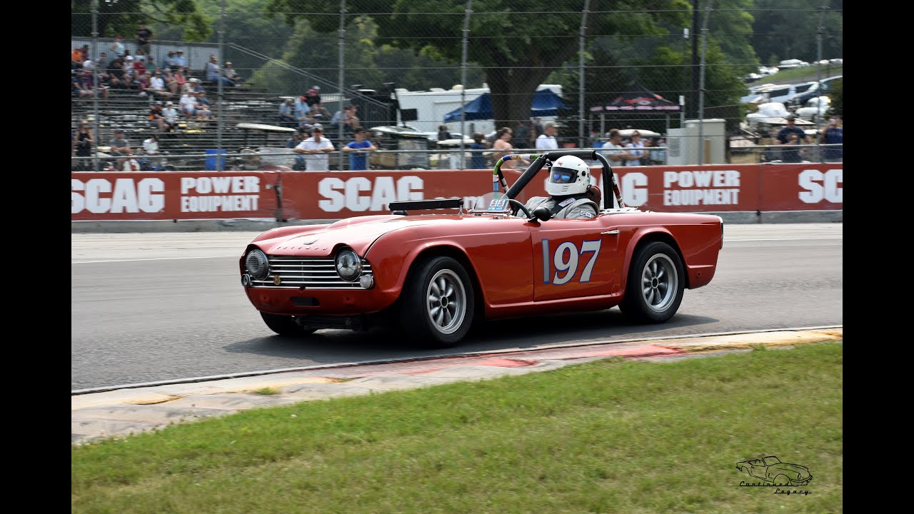 1962 Triumph TR4 in the 2023 Kastner Cup at Road America