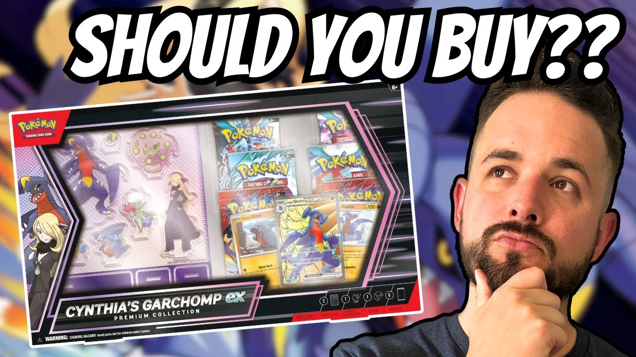 BUY OR PASS?? Cynthia's Garchomp EX Premium Collection Box Review