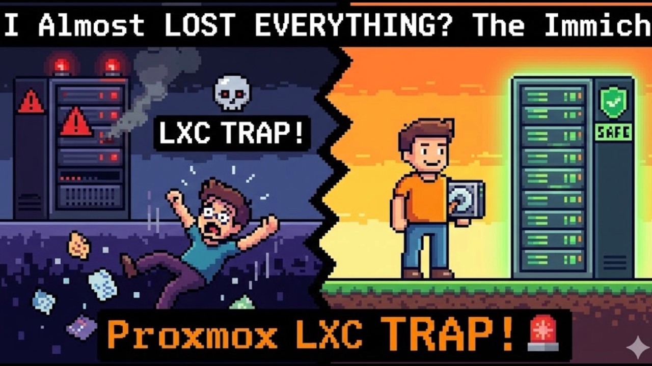 Я чуть не потерял всё? Ловушка Immich Proxmox LXC! 🚨