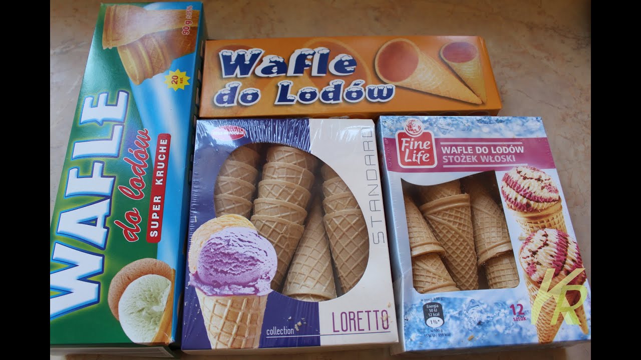 TEST Wafli do lodów [KuchniaRenaty]
