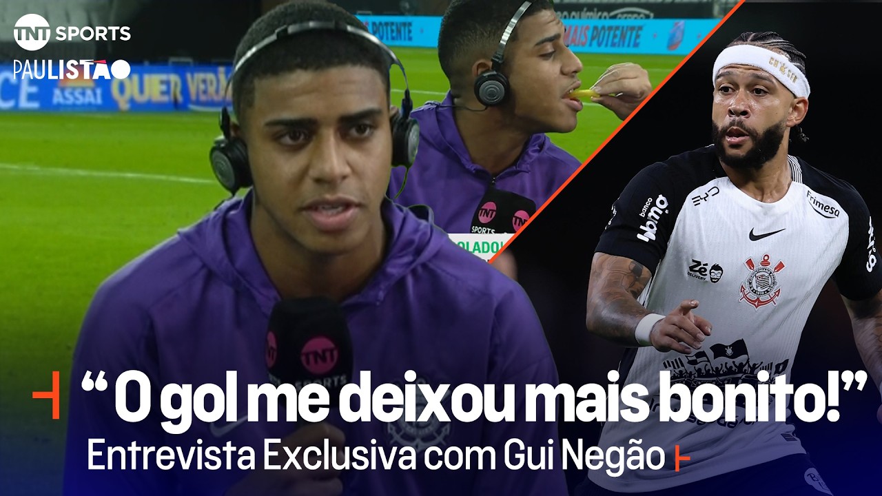 GUI NEGÃO MANDA A REAL SOBRE CLÁSSICO CONTRA O PALMEIRAS E REVELA RESENHA COM MEMPHIS! | ENTREVISTA