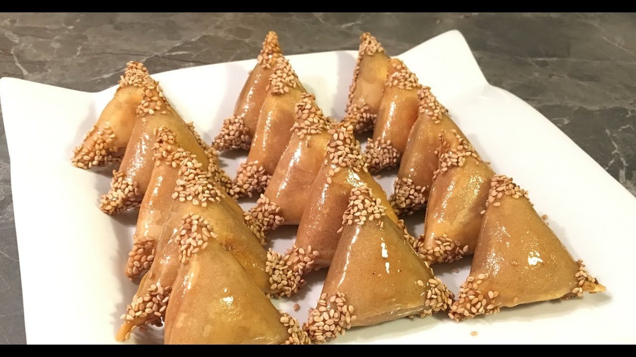 بريوات باللوز مقرمشييين مع جميع أسرار نجاح الوصفة | Marokkanische Mandel-Briouat für Ramadan Briwat