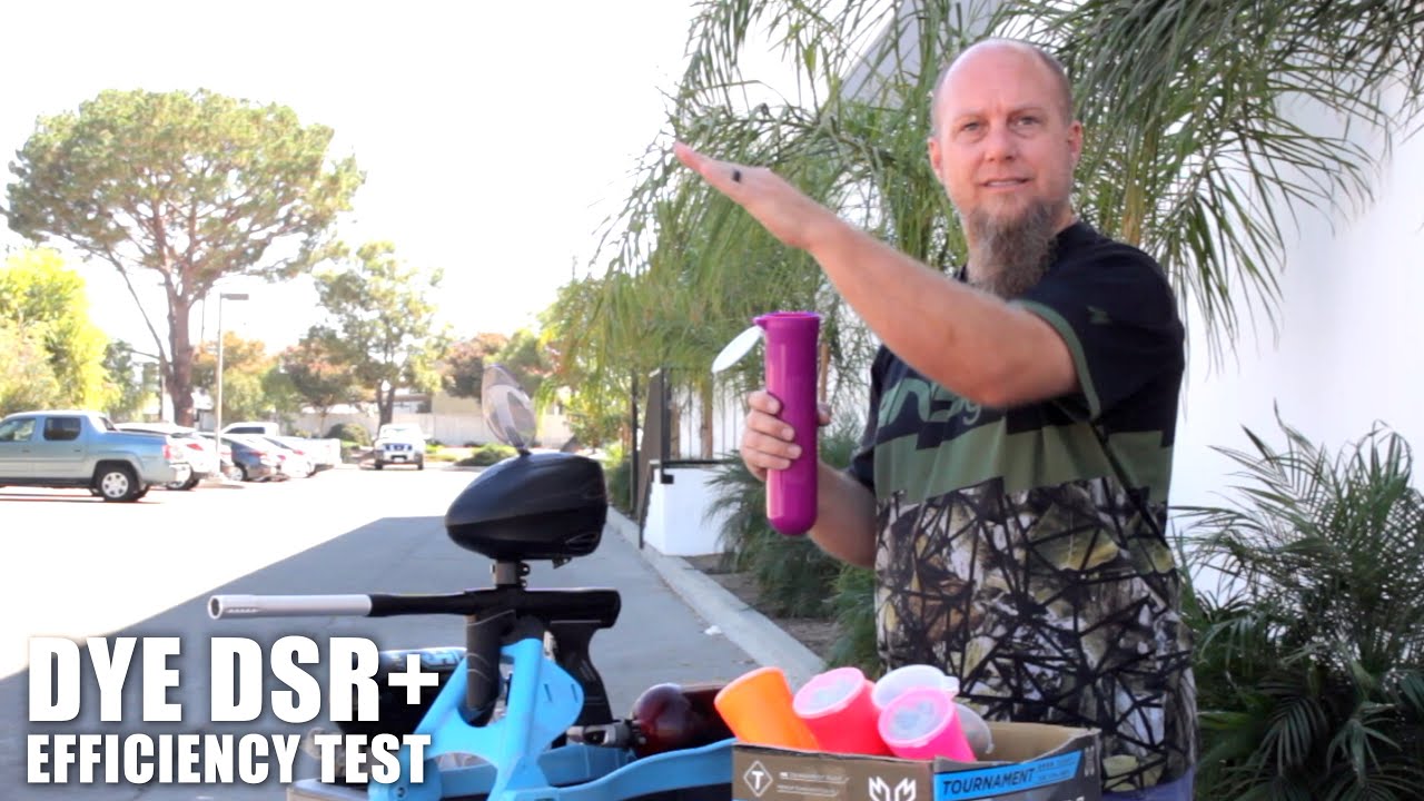 DYE DSR+ Paintball Gun - Efficiency Test