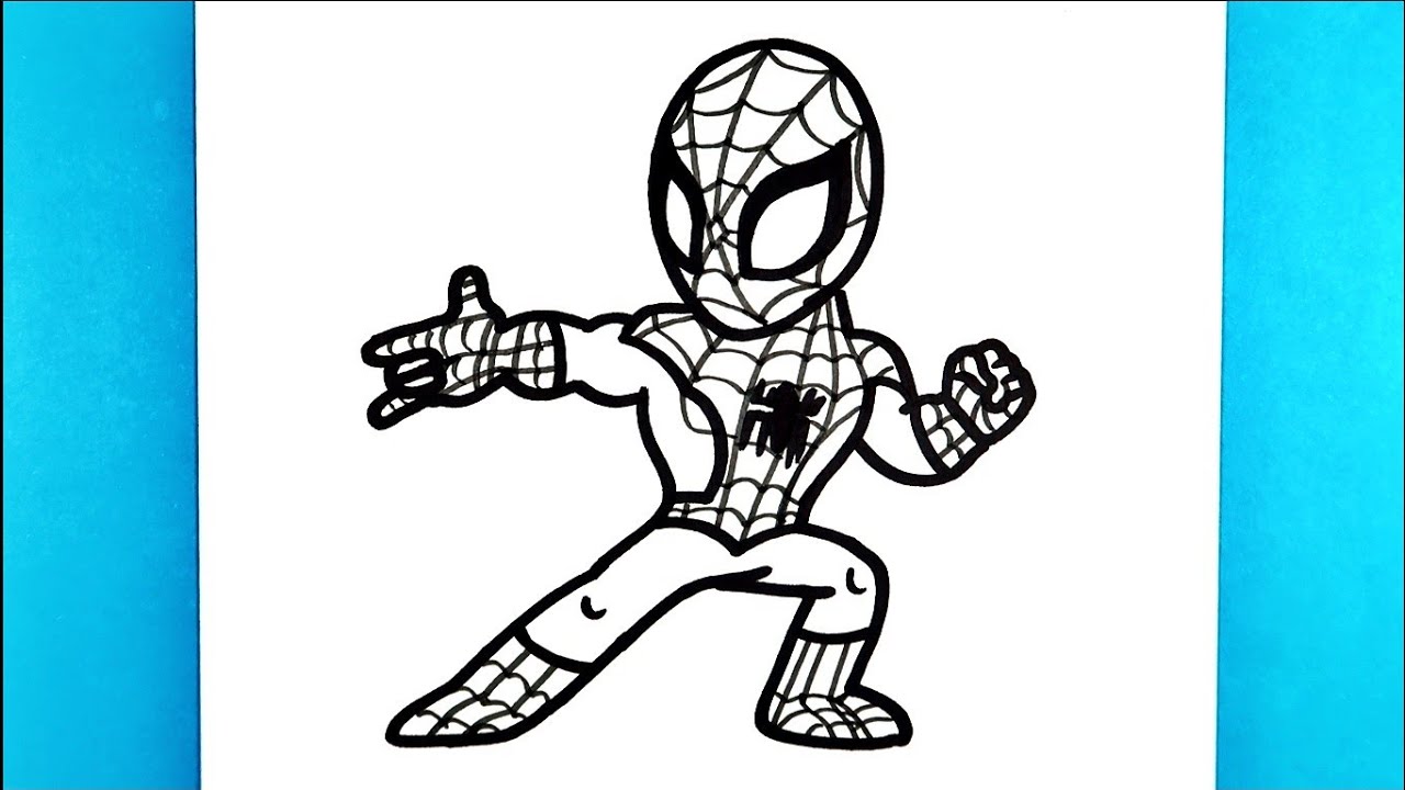 Spiderman Nasıl Çizilir / Kolay Adım Adım Çizimler / How to draw Spiderman