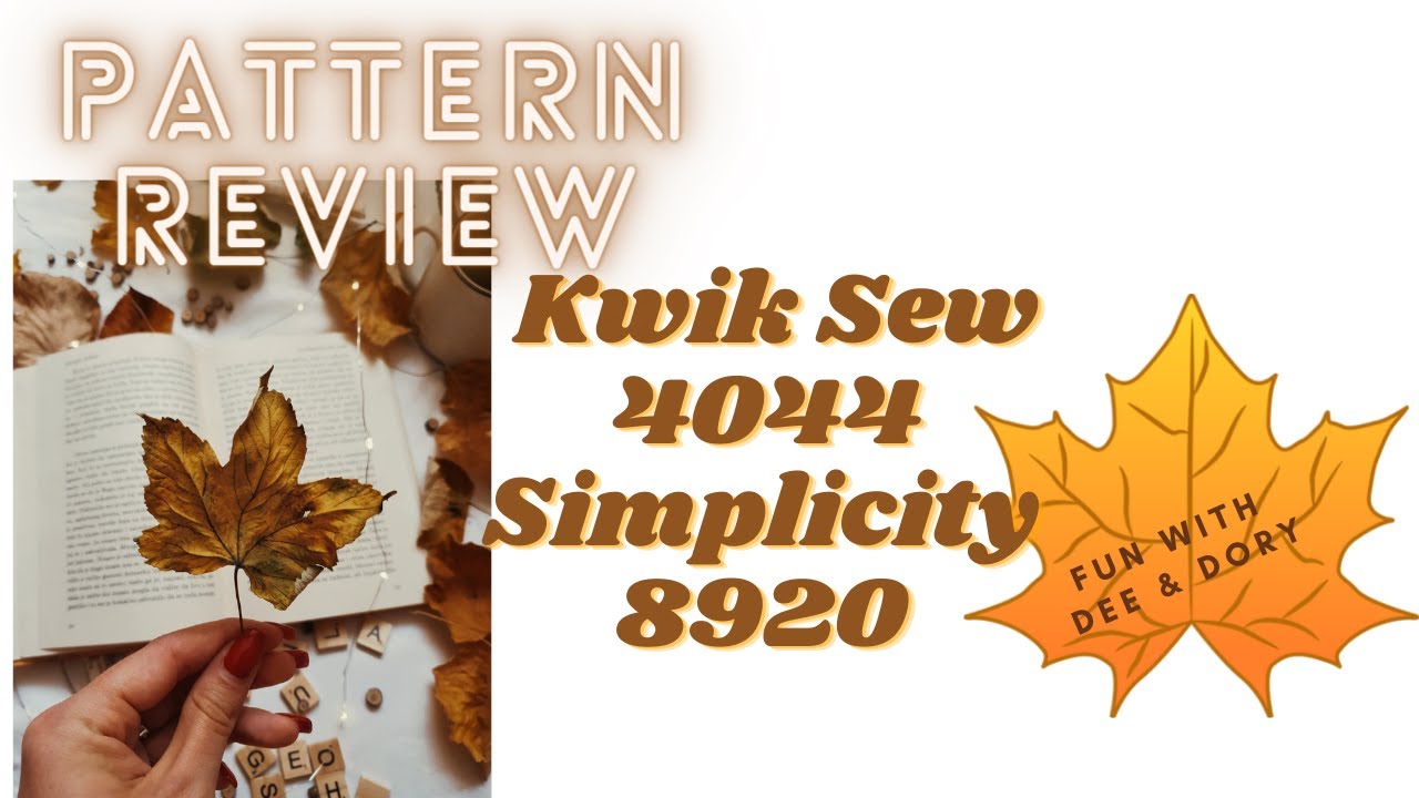 Pattern Reviews- KwikSew 4044 & Simplicity S8920 Mystery fabric ep 97