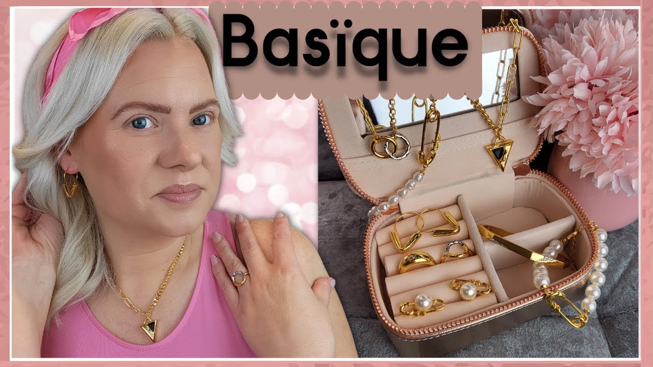BASIQUE JEWELRY TRY ON HAUL GOOD QUALITY JEWELLERY | Clare Walch