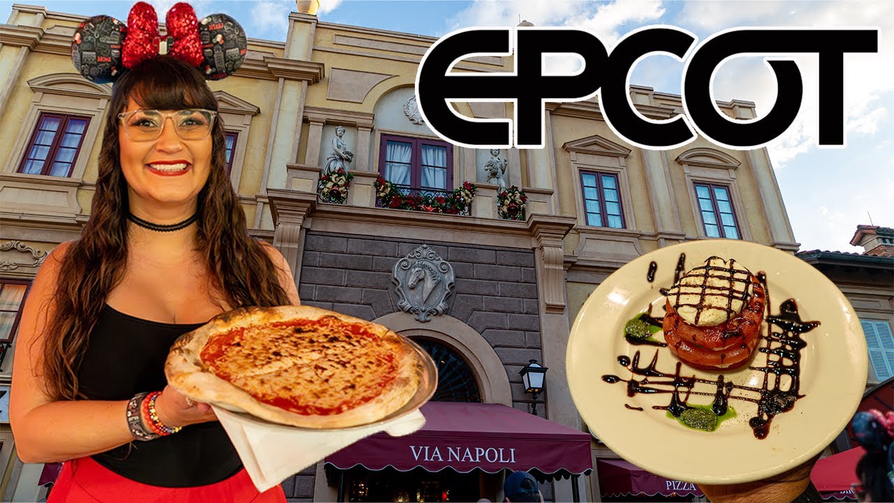 Is this the BEST PIZZA at Walt Disney World? 🍕 EPCOT Via Napoli food review