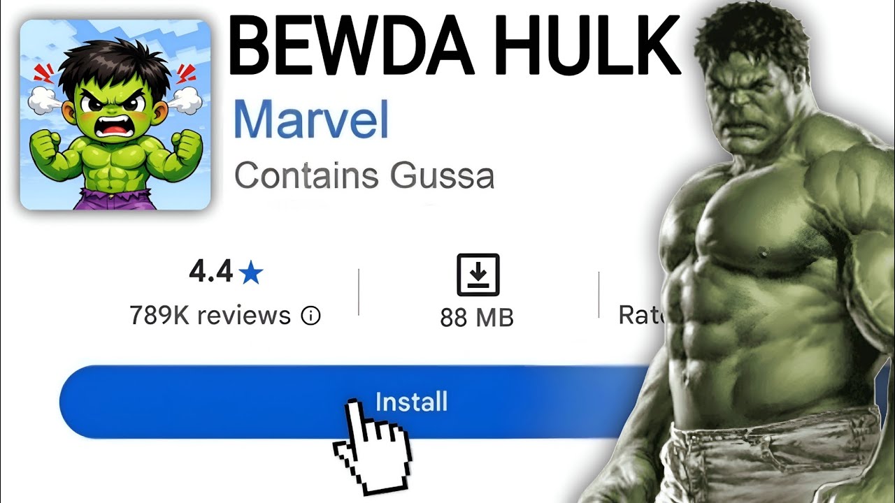 I Played Some Funny Hulk Games 😂 On Play store 🤩