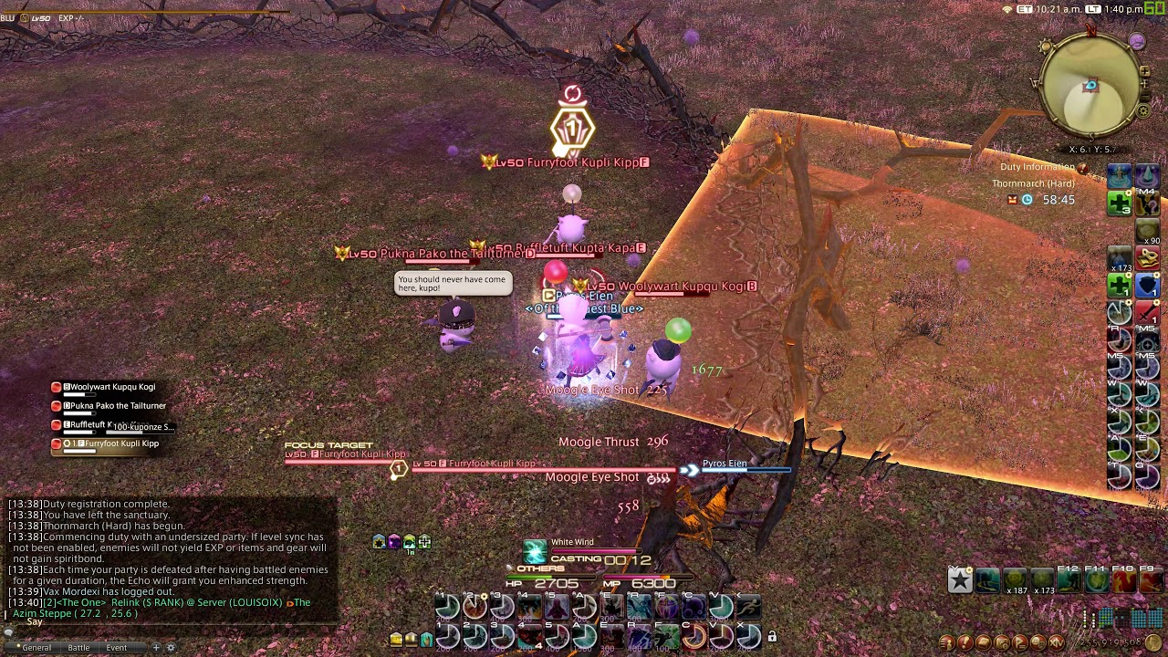 Pom Cure solo synced BLU