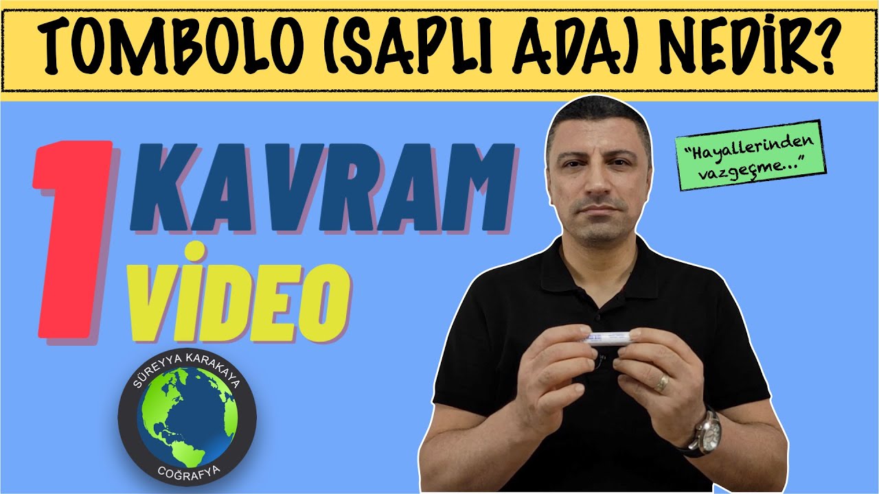 7) Tombolo (Saplı Ada) Nedir? / SÜREYYA KARAKAYA