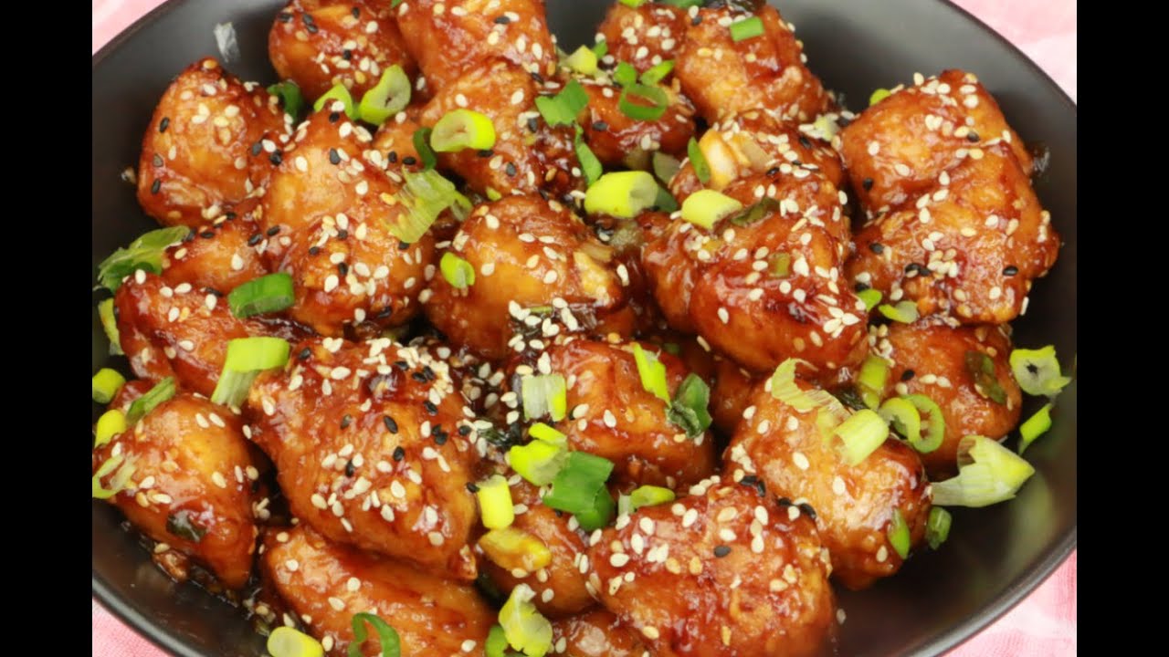 SESAME CHICKEN IN 15 MINUTES  - PANDA EXPRESS STYLE CRISPY SESAME CHICKEN