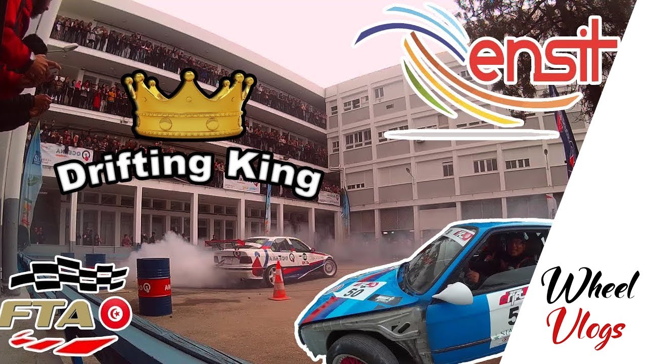 🏁 #VLOG3 - Ils driftent dans une facult&eacute; 🏁 (Drifting King ENSIT)
